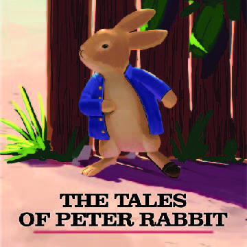 Felix Leal, The Tales of Peter Rabbit, digital, 9 in x 21 in, 2020 - Graphic Design Honorable Mention.